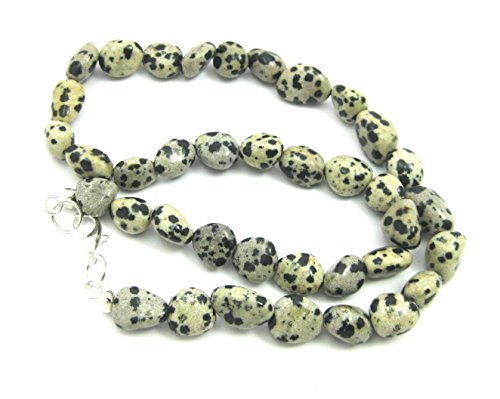 Amaryllis Nugget-Kette Dalmatinerstein (Aplit) Länge ca. 45 cm von Amaryllis