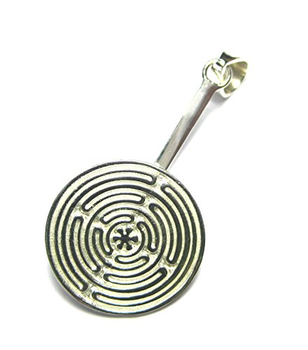 Donut-Halter Labyrinth 925er Silber von Amaryllis