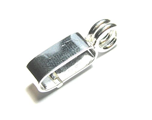 Scharnier-Clip Donut-Halter für 40 mm Donuts 925er Silber von Amaryllis