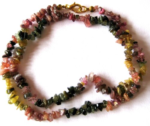 Splitterkette 45 cm Turmalin bunt von Amaryllis