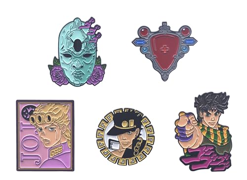 Amasukami 7 Anime Charaktere Jolyne Cujoh Abzeichen Giorno Giovanna Abzeichen Joseph Joestar Abzeichen Kujo Jotaro Abzeichen set von Amasukami