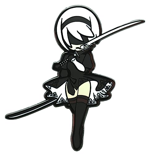 Amasukami Anime Charaktere YoRHa No.2 Abzeichen Type B Abzeichen NieR Abzeichen von Amasukami