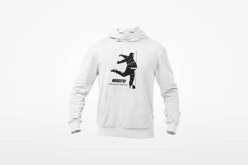Hoodie Weiß/Schwarz "Abseits-Kreisligaedition" Perfekt Für Den Fußballfan Und Alle Kreisligaspieler Als Geschenk Kleidung/Spaß/Fußball Hoodie Weiß/Schwarz "Abseits-Kreisligaedition" Perfekt Für Den Fußballfan Und Alle Kreisligaspieler Als Geschenk Kleidung/Spaß/Fußball von Amateurchamp