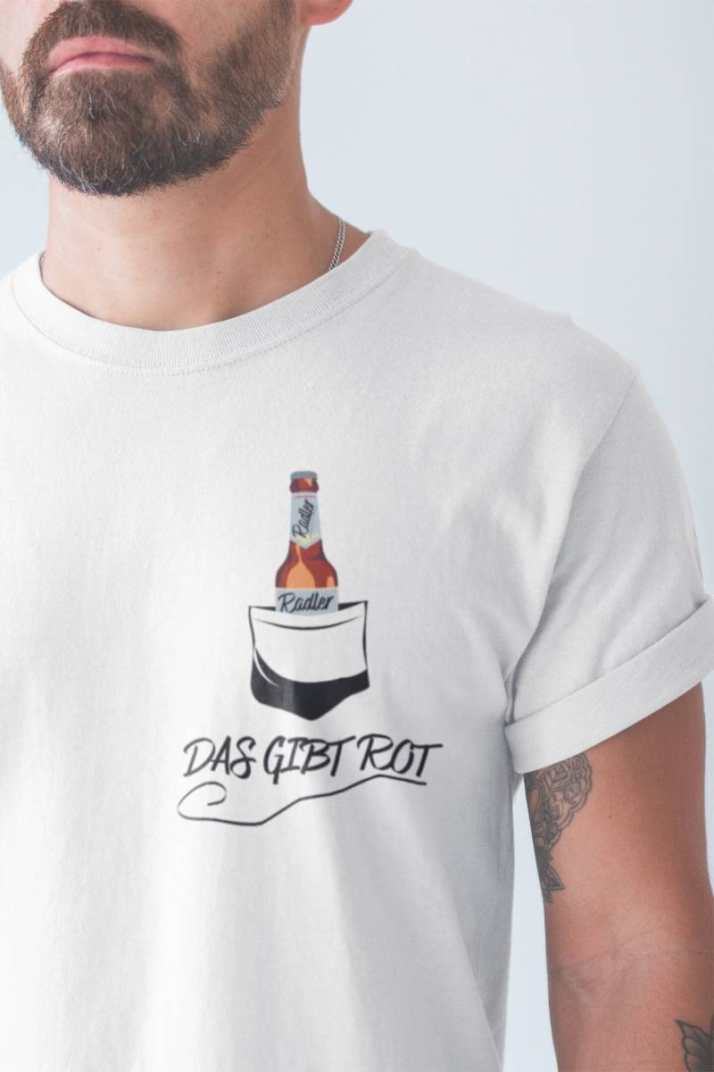 T-Shirt Weiß/Schwarz "Das Gibt Rot" Perfekt Für Den Fußballfan Und Alle Kreisligaspieler Als Geschenk Kleidung/Spaß/Fußball T-Shirt Weiß/Schwarz "Das Gibt Rot" Perfekt Für Den Fußballfan Und Alle Kreisligaspieler Als Geschenk Kleidung/Spaß/Fußball von Amateurchamp