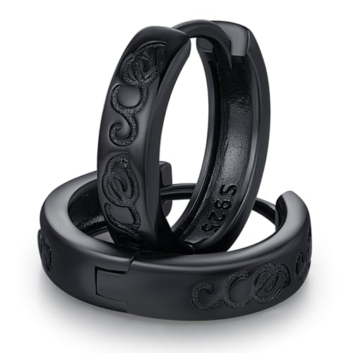 Wikinger Ohrringe für Herren, 925 Sterling Silber Nordische Rune Wikinger Ohrringe Viking Punk Ohrschmuck Schmuck Geschenke für Damen (F) von Amavive