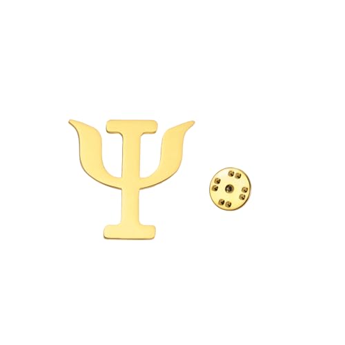 Amaxer Psi Symbol Brosche Pin für Damen Herren Griechisches Alphabet Psychologie Psychiatrie Psi Symbol Brosche Pin Rucksack Abzeichen Hut Tasche Dekoration Zubehör (Gold) Amaxer Psi Symbol Brosche Pin für Damen Herren Griechisches Alphabet Psychologie Psychiatrie Psi Symbol Brosche Pin Rucksack Abzeichen Hut Tasche Dekoration Zubehör (Gold) von Amaxer