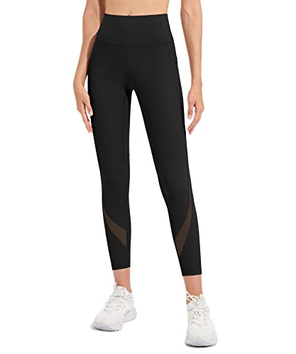 Amazhiyu Damen Leggings mit hoher Taille, weich, zum Abnehmen, Seitentasche schwarz, Groß von Amazhiyu