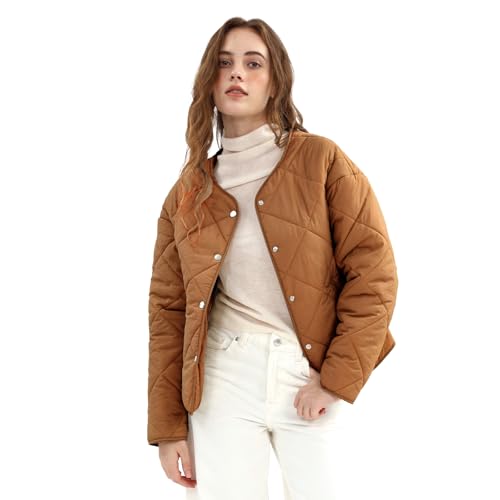 Amazhiyu Steppjacke Damen Leicht Dünne Jacke Daunenjacken Damenjacke übergangsjacken Kurz Herbst Winter Langarm Jacket Warme Winterjacke Gilet Mit Taschen, Braun, M Amazhiyu Steppjacke Damen Leicht Dünne Jacke Daunenjacken Damenjacke übergangsjacken Kurz Herbst Winter Langarm Jacket Warme Winterjacke Gilet Mit Taschen, Braun, M von Amazhiyu