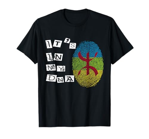 Amazigh In My DNA Proud Berber Kabyle Flag Amazigh Proud Men T-Shirt Amazigh In My DNA Proud Berber Kabyle Flag Amazigh Proud Men T-Shirt von Amazigh Flag In My DNA For Proud Berber Imazighen