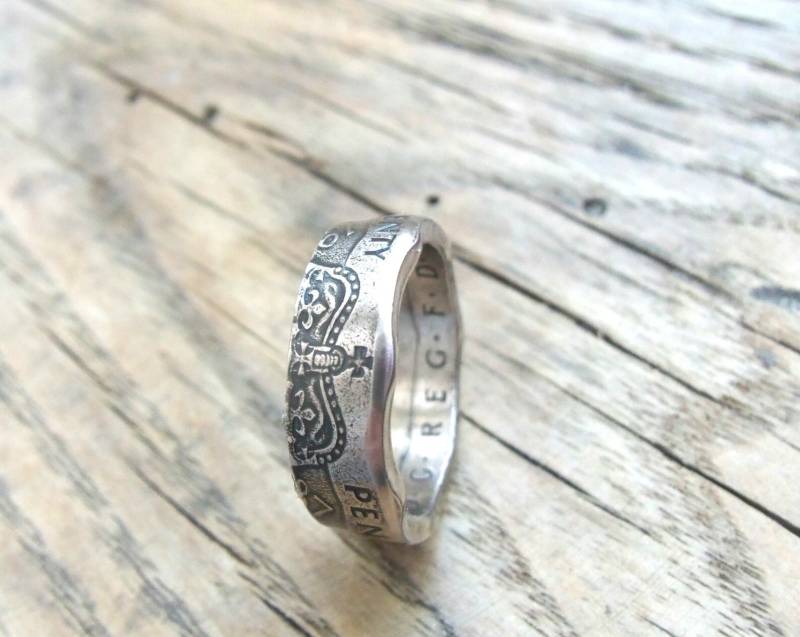 Vereinigtes Königreich Britisch 20 Pence Ring - Münzen Schmuck Großbritannien Einzigartiger Ring von AmazingCoinRingos
