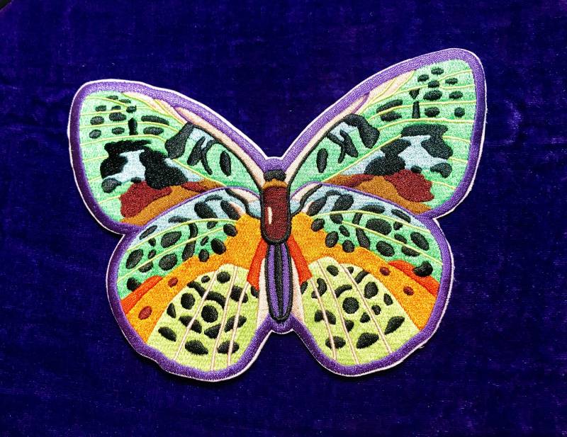 Orange Gefärbter Lilafalter Schmetterling von AmazingPatches