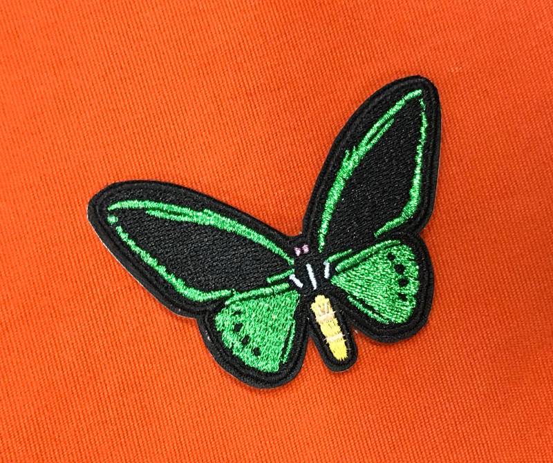 Priams Birdwing Schmetterling | Aufnähen von AmazingPatches