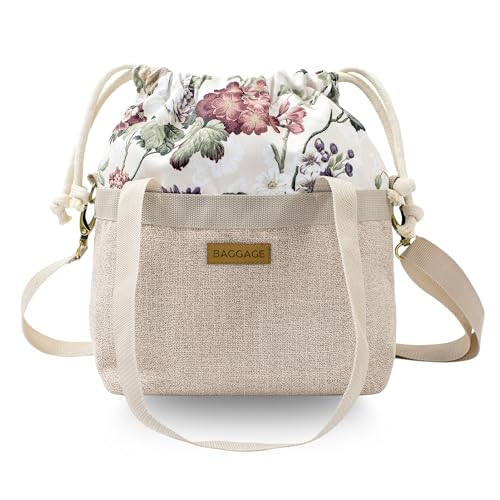Amazinggirl Handtasche Beuteltasche Damen Tasche A4 oder A5 - Schultertasche Shopper Bag Stofftasche Stoffbeutel mit Innentasche Einkaufstasche Beutel als große Umhängetasche Blumen Beige Amazinggirl Handtasche Beuteltasche Damen Tasche A4 oder A5 - Schultertasche Shopper Bag Stofftasche Stoffbeutel mit Innentasche Einkaufstasche Beutel als große Umhängetasche Blumen Beige von Amazinggirl