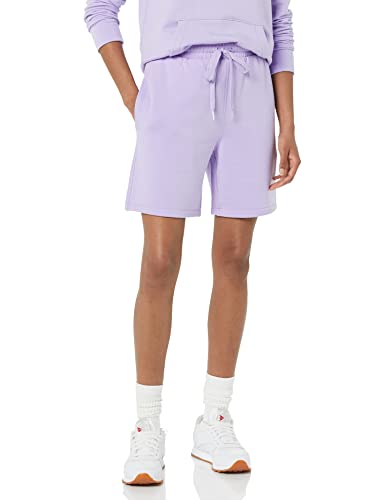 Amazon Aware Damen Einseitige Fleece-Shorts (in Übergröße erhältlich), Lavendel, 4XL Große Größen von Amazon Aware