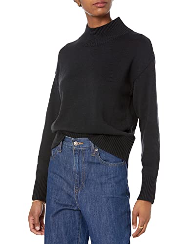 Amazon Aware Damen Kuscheliger Pullover in lockerer Passform (in Übergröße erhältlich), Schwarz, XL von Amazon Aware