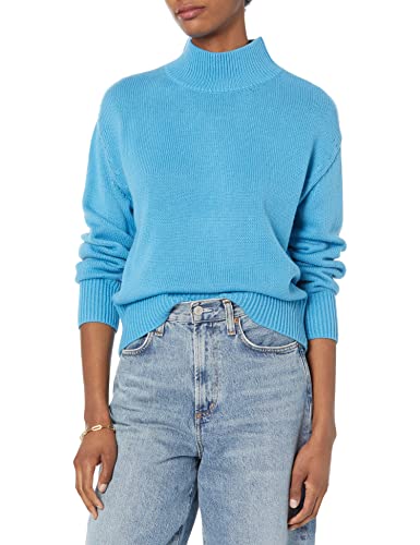 Amazon Aware Damen Kuscheliger Pullover in lockerer Passform (in Übergröße erhältlich), Türkisblau, L von Amazon Aware