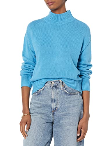 Amazon Aware Damen Kuscheliger Pullover in lockerer Passform (in Übergröße erhältlich), Türkisblau, S von Amazon Aware