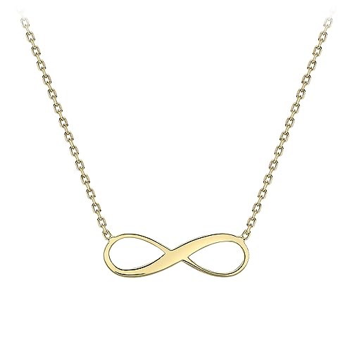 Amazon Essentials Halskette Infinity aus 9-karätigem Gelbgold (ehemals Amazon Collection) von Amazon Essentials
