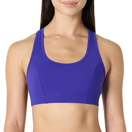 Amazon Essentials AE - Active Damen Power Sculpt Sport-BH mit U-Ausschnitt, Königsblau, XL von Amazon Essentials