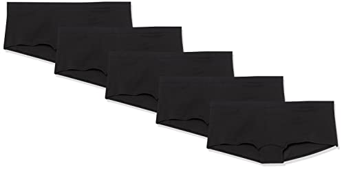 Amazon Essentials Damen Boyshort-Unterwäsche Baumwolle (Erhältlich in Übergröße), 5er-Pack, Schwarz, 38 Amazon Essentials Damen Boyshort-Unterwäsche Baumwolle (Erhältlich in Übergröße), 5er-Pack, Schwarz, 38 von Amazon Essentials
