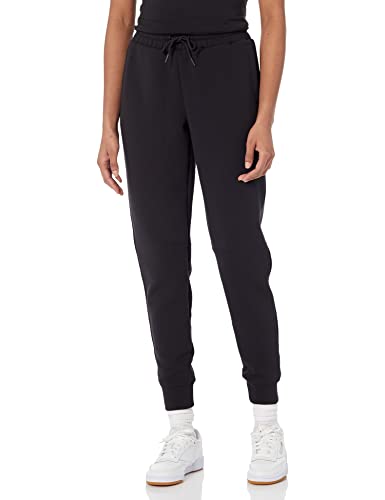 Amazon Essentials Damen Aktiv-Jogginghose (erhältlich in Übergrößen), Schwarz, 5XL Große Größen von Amazon Essentials