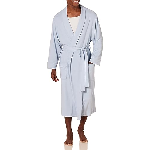 Amazon Essentials Herren Leichter Waffelpiqué-Bademantel (erhältlich in Big & Tall), Staubblau, M Amazon Essentials Herren Leichter Waffelpiqué-Bademantel (erhältlich in Big & Tall), Staubblau, M von Amazon Essentials