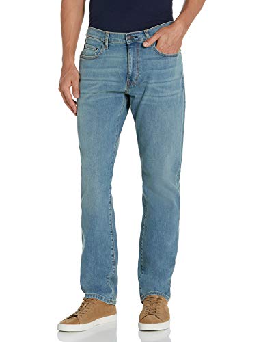 Amazon Essentials Herren Jeans, Sportlich Geschnitten, Hellblau Vintage, 36W / 30L von Amazon Essentials