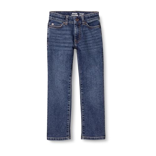 Amazon Essentials Jungen Gerade geschnittene Jeans mit normaler Passform, Mittlere Waschung, 9 Jahre Slim von Amazon Essentials