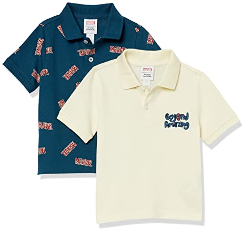 Amazon Essentials Disney | Marvel | Star Wars Jungen Kurzärmlige Piqué-Poloshirts, 2er-Pack, Marvel Spider-Man, 2 Jahre Amazon Essentials Disney | Marvel | Star Wars Jungen Kurzärmlige Piqué-Poloshirts, 2er-Pack, Marvel Spider-Man, 2 Jahre von Amazon Essentials