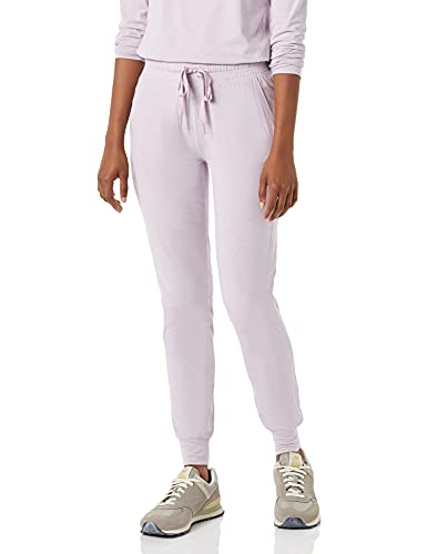 Amazon Essentials Damen Jogginghose aus gebürstetem Tech-Stretch-Auslauffarben, Lavendel, XL von Amazon Essentials