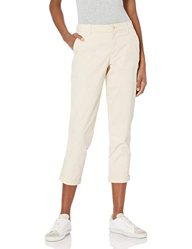 Amazon Essentials Damen Khakifarbene, Dehnbare, Slim-Fit-Anzughose Mit Mittelhohem Bund (In Übergröße Erhältlich), Hellbronze, 42 von Amazon Essentials