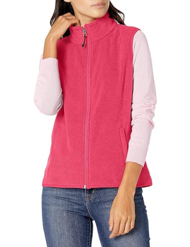 Amazon Essentials Damen Ärmellose Polar Soft Fleece-Weste Mit Klassischer Passform (Erhältlich In Übergröße), Rosa, M von Amazon Essentials