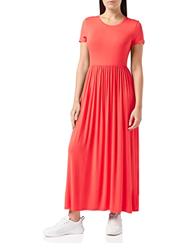 Amazon Essentials Damen Ärmelloses Tailliertes Maxikleid (Erhältlich In Übergröße), Rot, XL von Amazon Essentials