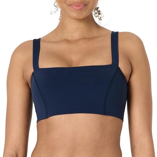 Amazon Essentials Damen Active FormFlex Buttery Soft Bandeau-Sport-BH mit verstellbaren Trägern, für leichten Halt, Marineblau, XXL Amazon Essentials Damen Active FormFlex Buttery Soft Bandeau-Sport-BH mit verstellbaren Trägern, für leichten Halt, Marineblau, XXL von Amazon Essentials