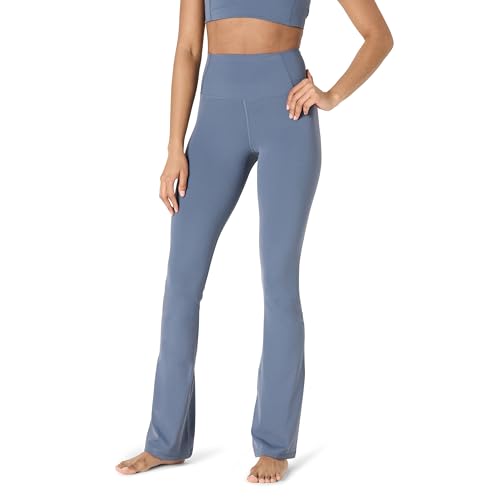 Amazon Essentials Damen Active FormFlex Buttery Soft Bootcut-Yogahose, hohe Taille, volle Länge, Schiefergrau, XXL von Amazon Essentials