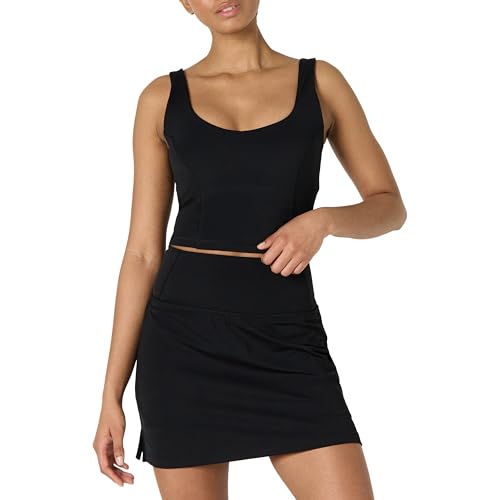 Amazon Essentials Damen Active FormFlex Buttery Soft Gepolstertes Sport-Longline-Bustier, für leichten Halt, Schwarz, XXL Amazon Essentials Damen Active FormFlex Buttery Soft Gepolstertes Sport-Longline-Bustier, für leichten Halt, Schwarz, XXL von Amazon Essentials