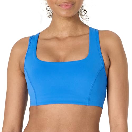 Amazon Essentials Damen Active FormFlex Buttery Soft Sport-BH mit Racerback und eckigem Ausschnitt, für leichten Halt, Blau, XXL Amazon Essentials Damen Active FormFlex Buttery Soft Sport-BH mit Racerback und eckigem Ausschnitt, für leichten Halt, Blau, XXL von Amazon Essentials