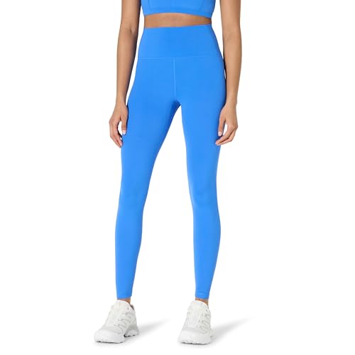 Amazon Essentials Damen Active FormFlex Butterweiche Yoga-Workout-Leggings, hohe Taille, volle Schrittlänge von 70 cm, Ozeanblau, S von Amazon Essentials