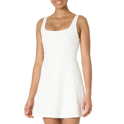 Amazon Essentials Damen Active FormFlex Tank-Tenniskleid in butterweicher Qualität mit integriertem Bodysuit, BH und Shorts, Weiß, XXL Amazon Essentials Damen Active FormFlex Tank-Tenniskleid in butterweicher Qualität mit integriertem Bodysuit, BH und Shorts, Weiß, XXL von Amazon Essentials