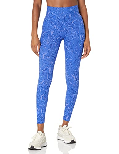 Amazon Essentials Damen Active Sculpt Workout Leggings in voller Länge mit hohem Bund und Taschen (in Übergröße erhältlich), Mehrfarbig Marmor, 5XL Große Größen von Amazon Essentials