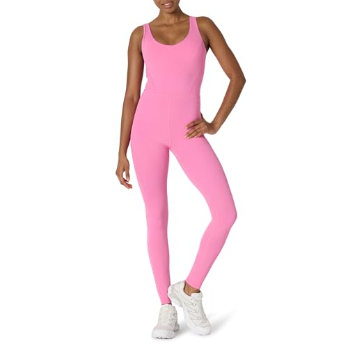 Amazon Essentials Formflex Damen Jumpsuit in voller Länge, Pink, Größe L von Amazon Essentials