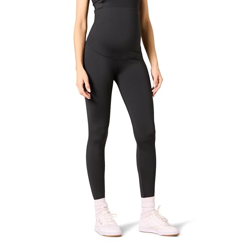 Amazon Essentials Damen Active Sculpt Umstandsleggings In Voller Länge Für Schwangerschaftstraining, Schwarz, XS von Amazon Essentials