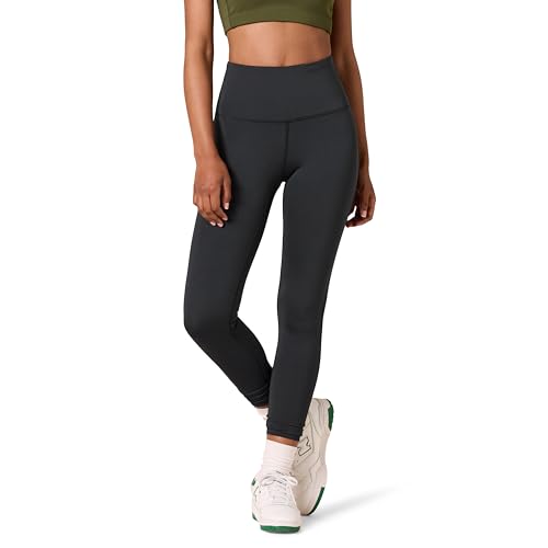Amazon Essentials Damen Active Sculpt Workout Athleisure Leggings mit hohem Bund in voller Länge (erhältlich in Übergrößen), Schwarz, XXL von Amazon Essentials