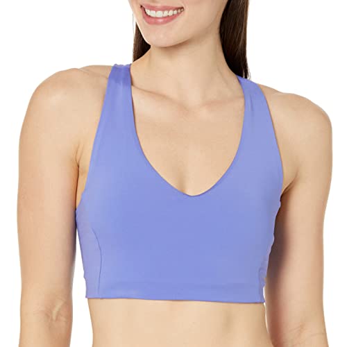 Amazon Essentials Damen Formender Aktiv-Sport-BH mit V-Ausschnitt (in Übergröße erhältlich), Purpur, XS von Amazon Essentials