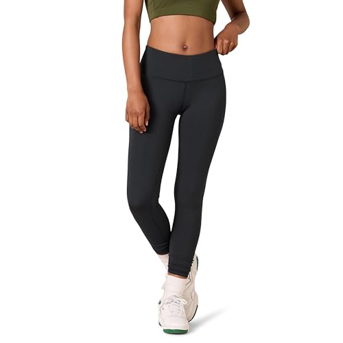 Amazon Essentials Damen Active Formende Leggings mit mittelhohem Bund in voller Länge (in Übergröße erhältlich), Schwarz, L von Amazon Essentials