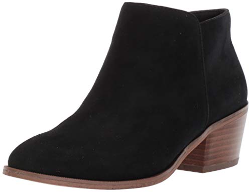 Amazon Essentials Damen Ankle-Boots, Schwarz Mikro Wildleder, 38.5 EU von Amazon Essentials