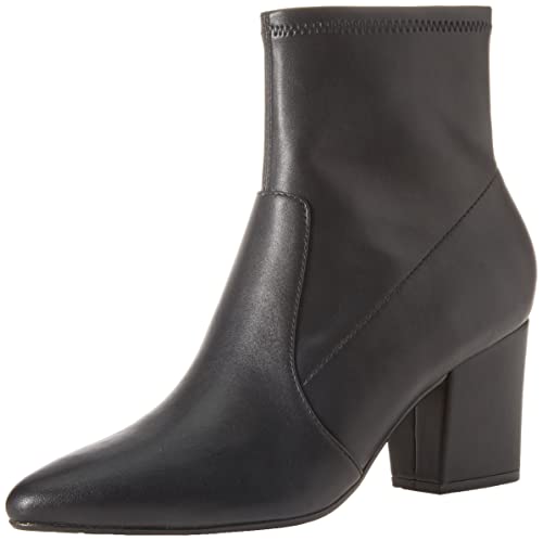 Amazon Essentials Damen Anliegender Stiefel mit elastischer Ferse, Schwarz, 44.5 EU Weit von Amazon Essentials