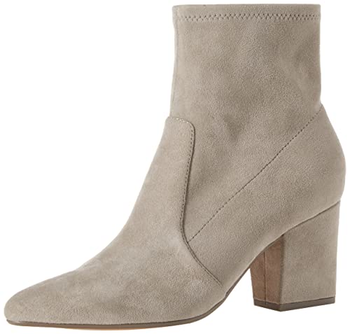 Amazon Essentials Damen Anliegender Stiefel mit elastischer Ferse, Taubengrau Mikro Wildleder, 35.5 EU von Amazon Essentials