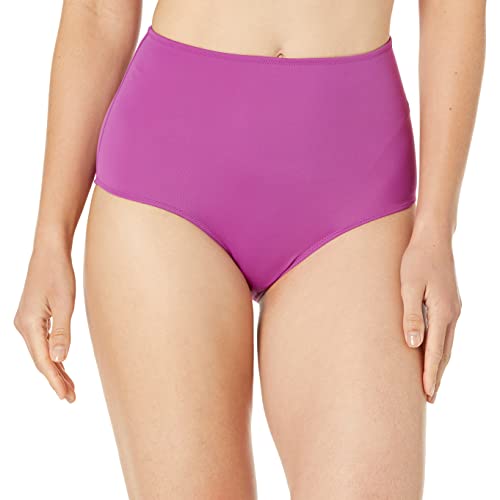 Amazon Essentials Damen Badehose mit hoher Taille (erhältlich in Übergröße), Violett, XXL Große Größen von Amazon Essentials