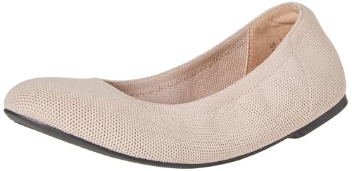 Amazon Essentials Damen Ballerinas aus Strick, Sand, 40 EU von Amazon Essentials